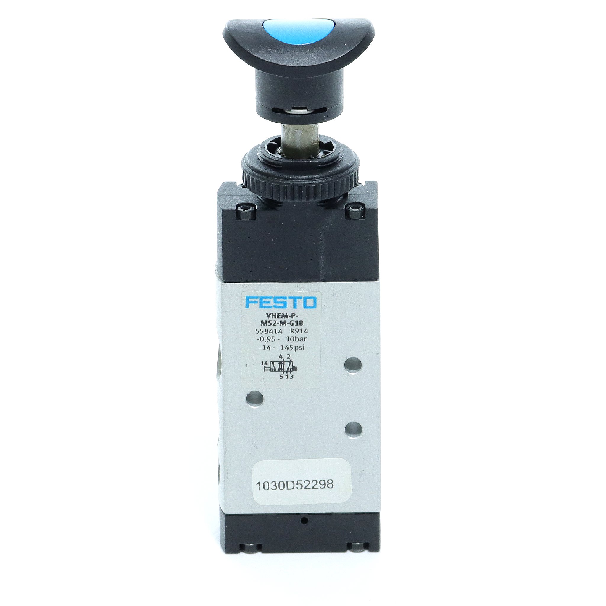 Push-button valve 558414 New open Box